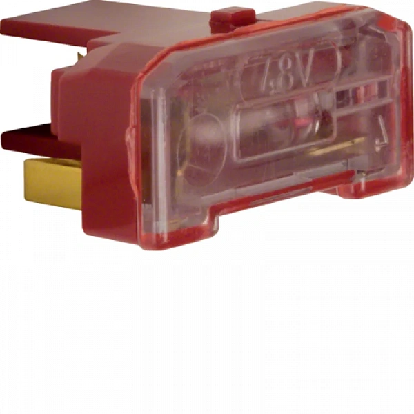 Элемент подсветки с N-клеммой цвет: красный Модульные механизмы