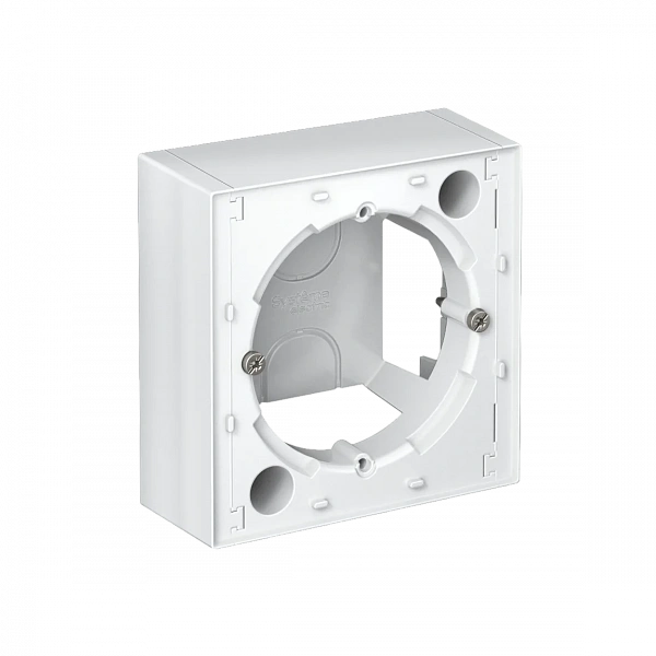 ATLASDESIGN КОРОБКА для наружного монтажа, БЕЛЫЙ
