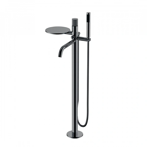 Boheme Смеситель STICK напольный SHINE GUN METAL LINEA