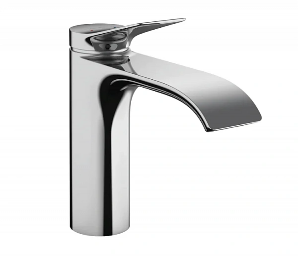 Смеситель для раковины 110 мм Hansgrohe VIVENIS 75020000 со сливным гарнитуром, 5л/мин