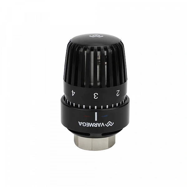 Термостатическая головка Varmega, серия VM110, M30х1.5, черная