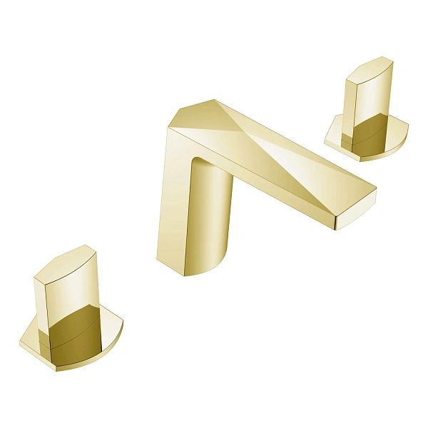 Boheme Смеситель врезной на 3отв. VENTURO Matt Gold, ручка ICE