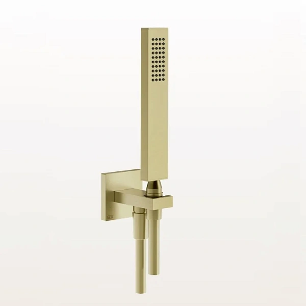 Gessi Rettangolo ручной душ, шланговое подсоединение, держатель, шланг 1500 мм, лейка с защитой от и