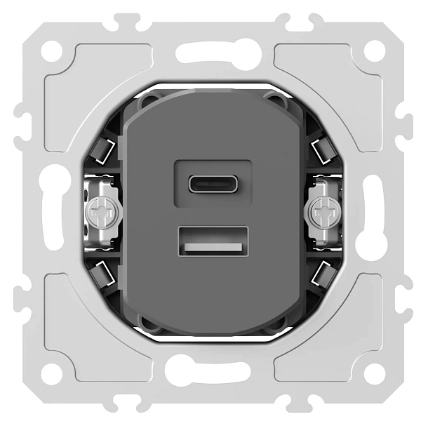 Donel USB зарядное устройство 12Вт, 3100мА, тип A+С, серия DB