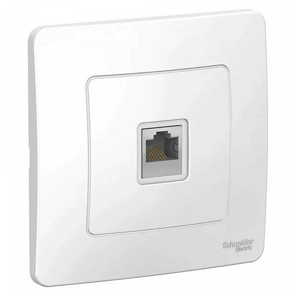 BLANCA С/У РОЗЕТКА компьютерная RJ45, кат.5E, БЕЛЫЙ