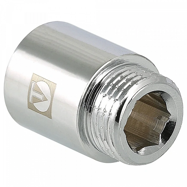 VTr.198.C.0430, VALTEC Удлинитель хромированный НВ 1/2"-30мм (VTr.198.C.0430) (10шт./уп.) (А1/20)