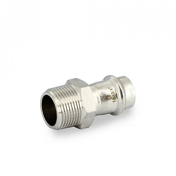 Муфта пресс-Н 18 х 3/4", нержавеющая сталь Uni-fitt