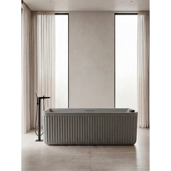 Ванна из искусственного камня AltroBagno Cinzia 090109 Cement Grey