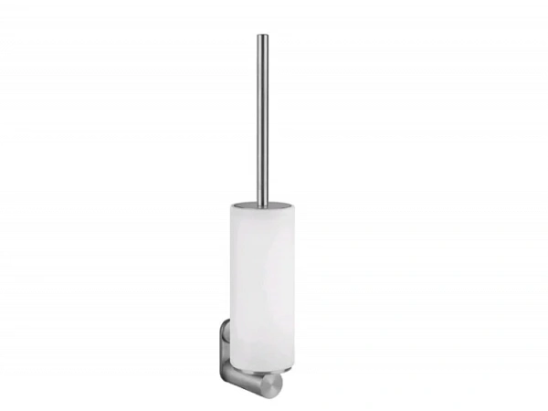 Gessi 316 ёршик настенный, колба белая, цвет Steel Brushed