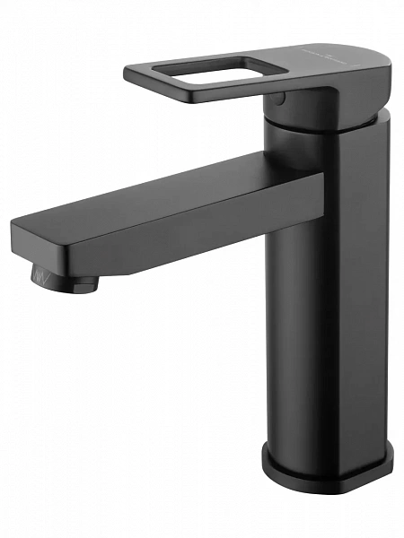 Смеситель для раковины WONZON & WOGHAND FRAME, Черный матовый (WW-88139010-MB), шт