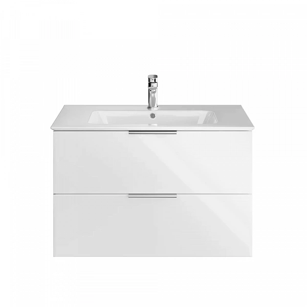 Kerama Marazzi PI.F.85/WHT Тумба PIANO 85 см, 2 ящика, белый глянец