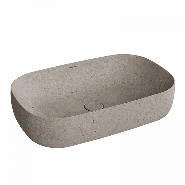 Kerama Marazzi MA.wb.65/STG Раковина MAGICA накладная 65 с донным клапаном, серый камень