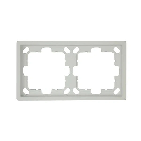 FD1002PTM_Рамка серия FD 2-постовая, цвет матовый Тауп (soft touch)