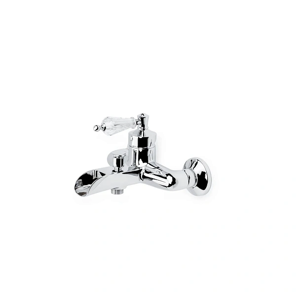 Boheme Смеситель для ванны Vogue хром с прозрачным Swarovski_Комплект