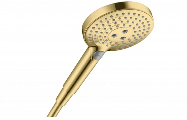 Hansgrohe Raindance Select S Ручной душ 120 3jet (Rain, RainAir, Whirl), цвет: Полированное золото