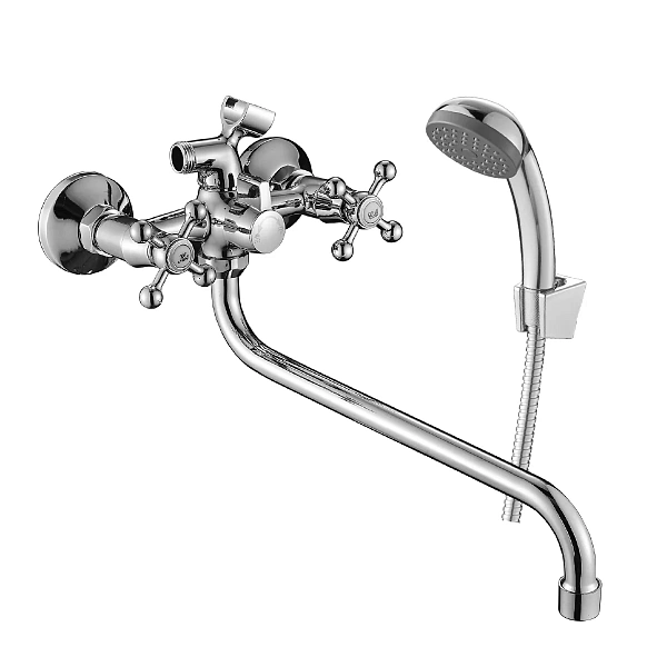 Смеситель для ванны с поворотным изливом 300 мм Decoroom DR54045