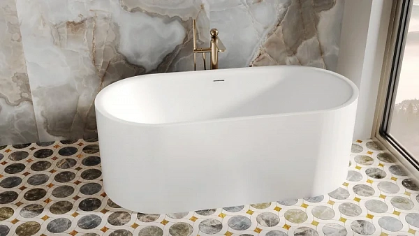 Salini Perla Ванна S-Stone 170x80 , цвет белый матовый