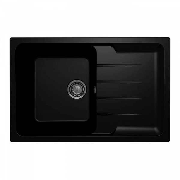 ULGRAN Quartz 780-07 Gerda Кухонная мойка 780х510мм, цвет уголь