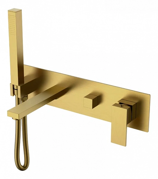 Boheme Смеситель для ванны встроенный QUBIC Bronze
