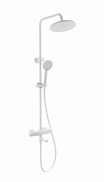 Душевая система с термостатом WONZON & WOGHAND NEO, Белый матовый (WW-B3035-A3-MW), шт
