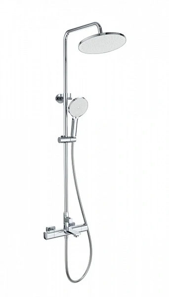 Душевая система с термостатом WONZON & WOGHAND SOLID, Хром (WW-C3011-A-CR), шт