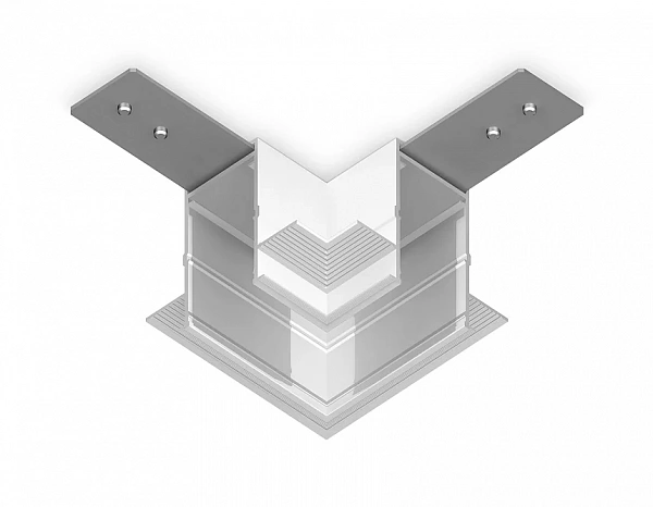 Коннектор угловой для встраиваемого шинопровода Magnetic 220V