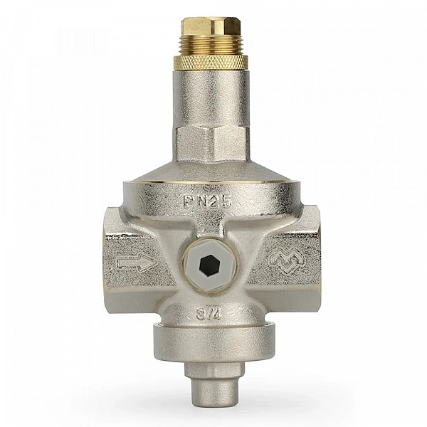 Редуктор давления Varmega VM12802, 3/4", PN25, мембранный, с присоединением к манометру