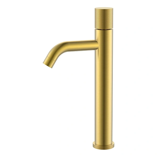 Boheme Смеситель STICK для умыв. выс. Mat Gold с ручкой TOUCH