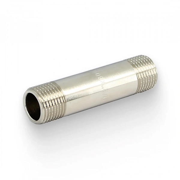 Удлинитель НН 80 мм 1/2", никелированный Uni-Fitt