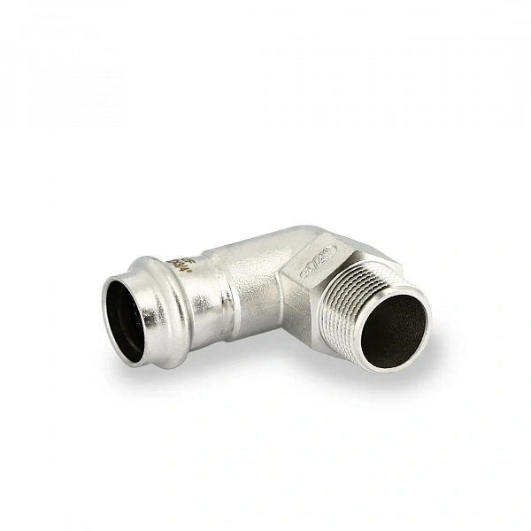 Угол пресс-Н 22 х 3/4", нержавеющая сталь Uni-Fitt
