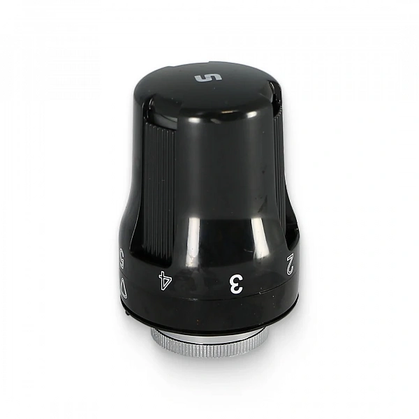Термостатическая головка DX M30х1,5, чёрная Uni-Fitt