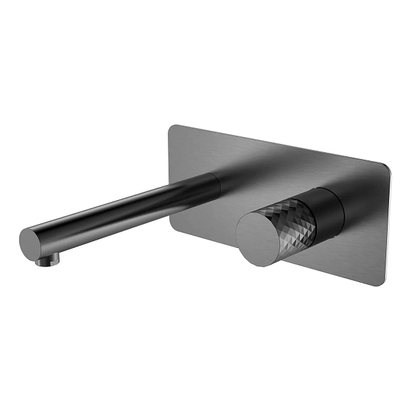Boheme Смеситель STICK из стены Gun Metal DIAMOND