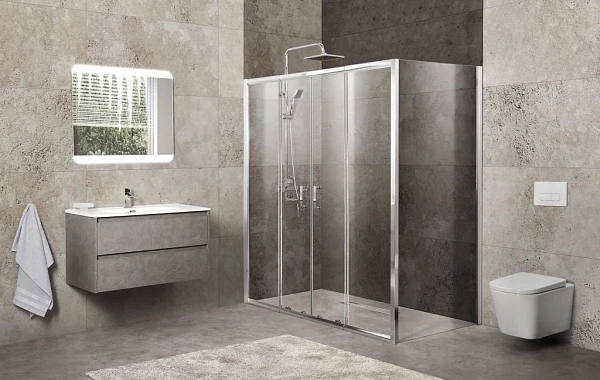 UNIQUE-AH-21-170/200-90-C-Cr Душевой уголок BelBagno