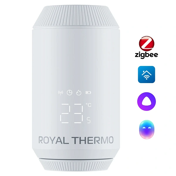 Термостат радиаторный электронный Royal Thermo Smart Heat 2.0, белый