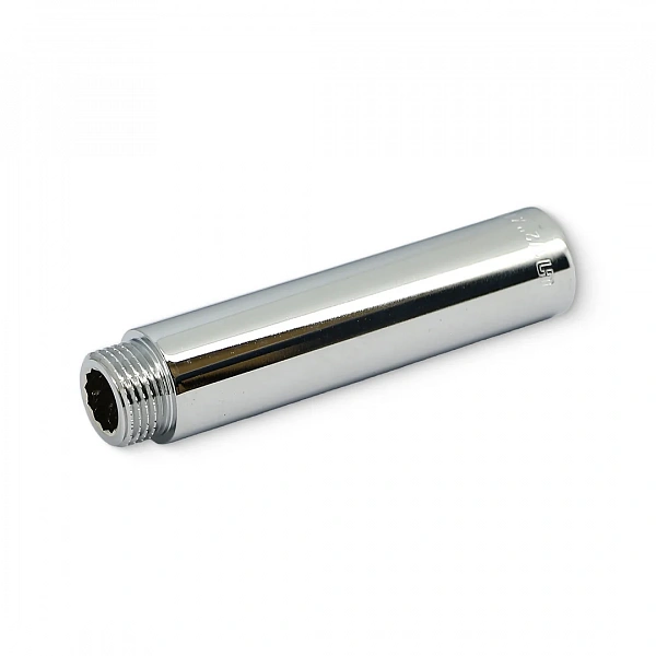 Удлинитель НВ 100 мм х 1/2", хромированный Uni-Fitt