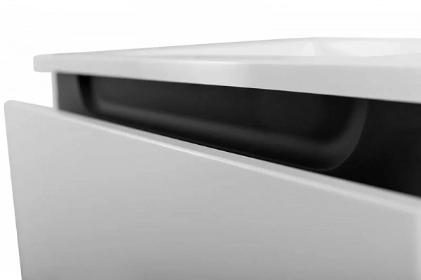 SLIDER База под раковину подвесная с 1 выкатным ящ, Bianco Opaco, 796x476x300, SLIDER-800-1C-SO-BO