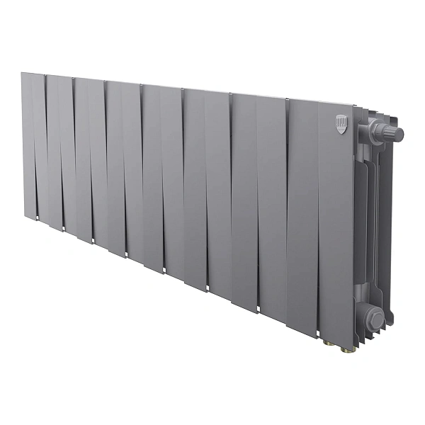 Радиатор биметаллический Royal Thermo PianoForte 300 Серебристый VR80 - 16 секц.