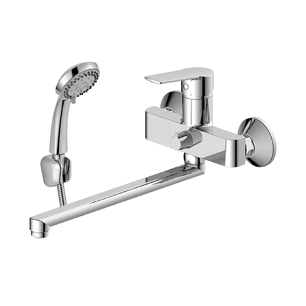 Смеситель для ванны с поворотным изливом 300 мм Decoroom DR22043
