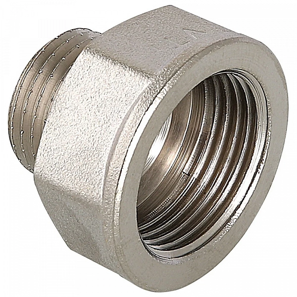 VTr.592.N.0604, VALTEC Переходник никелированный ВН 1"-1/2" (VTr.592.N.0604) (10шт./уп.) (А2/26)