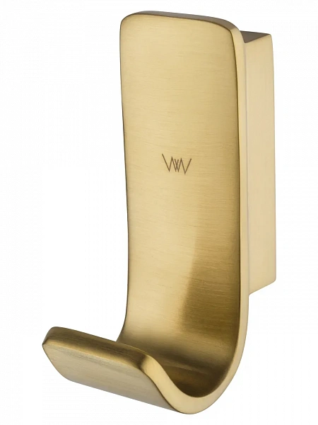 Крючок для ванной WONZON & WOGHAND LOTTE, Брашированное золото (WW-8315-BG), шт