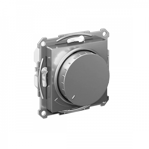 ATLASDESIGN СВЕТОРЕГУЛЯТОР (диммер) повор-нажим, LED, RC, 400Вт, мех., СТАЛЬ