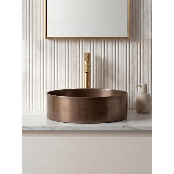 Раковина AltroBagno Luna 001004 BrAn из нержавеющей стали
