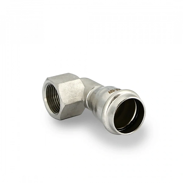 Угол пресс-В 28 х 3/4", нержавеющая сталь Uni-Fitt