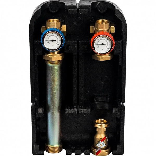 SDG-0001-002501 STOUT Насосная группа с прямым контуром 1  без насоса в теплоизоляции