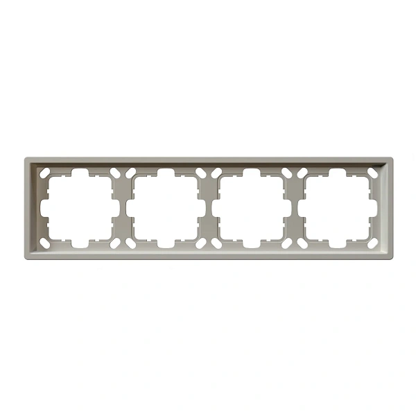 FD1004SH_Рамка серия FD 4-постовая, цвет Сахара