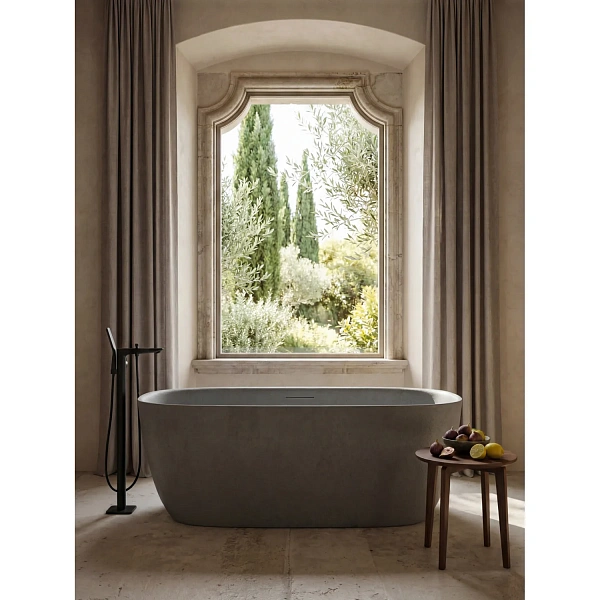 Ванна из искусственного камня AltroBagno Luciana 090224 Cement Grey