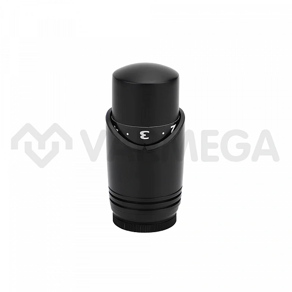 Термостатическая головка Varmega, серия VM112, M30х1.5, черная
