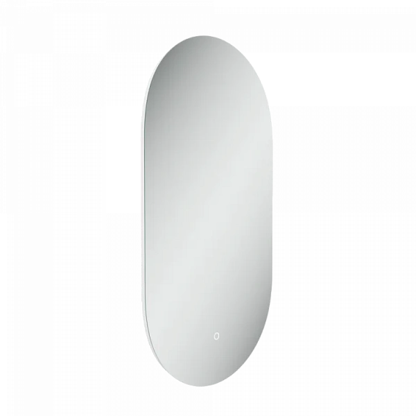 Зеркало для ванной комнаты SANCOS Oval, фоновая подсветка 550х1050 с сенсорным управлением на прикос