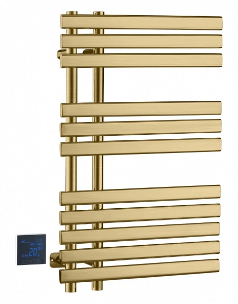 Boheme Полотенцесушитель электрический сухой VENTURO MATT GOLD
