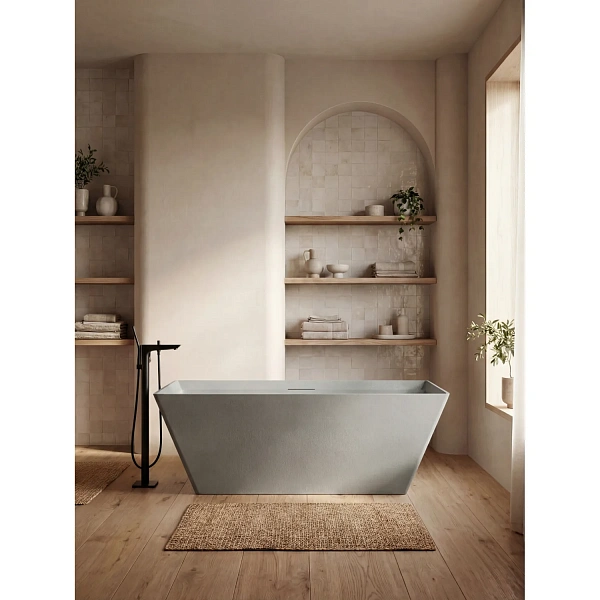Ванна из искусственного камня AltroBagno Francesca 090104 Cement Grey н